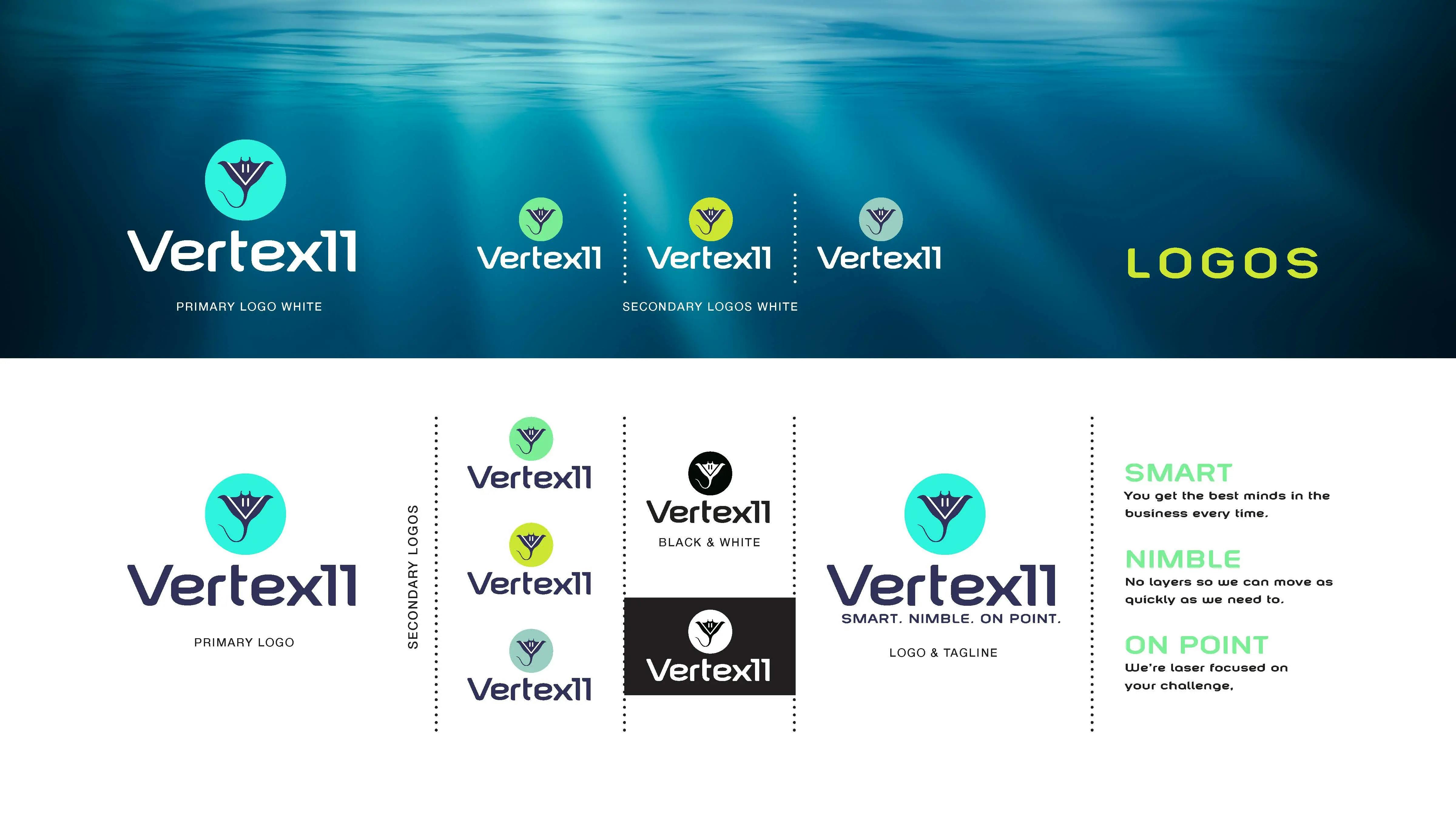 Vertex11 brand logos