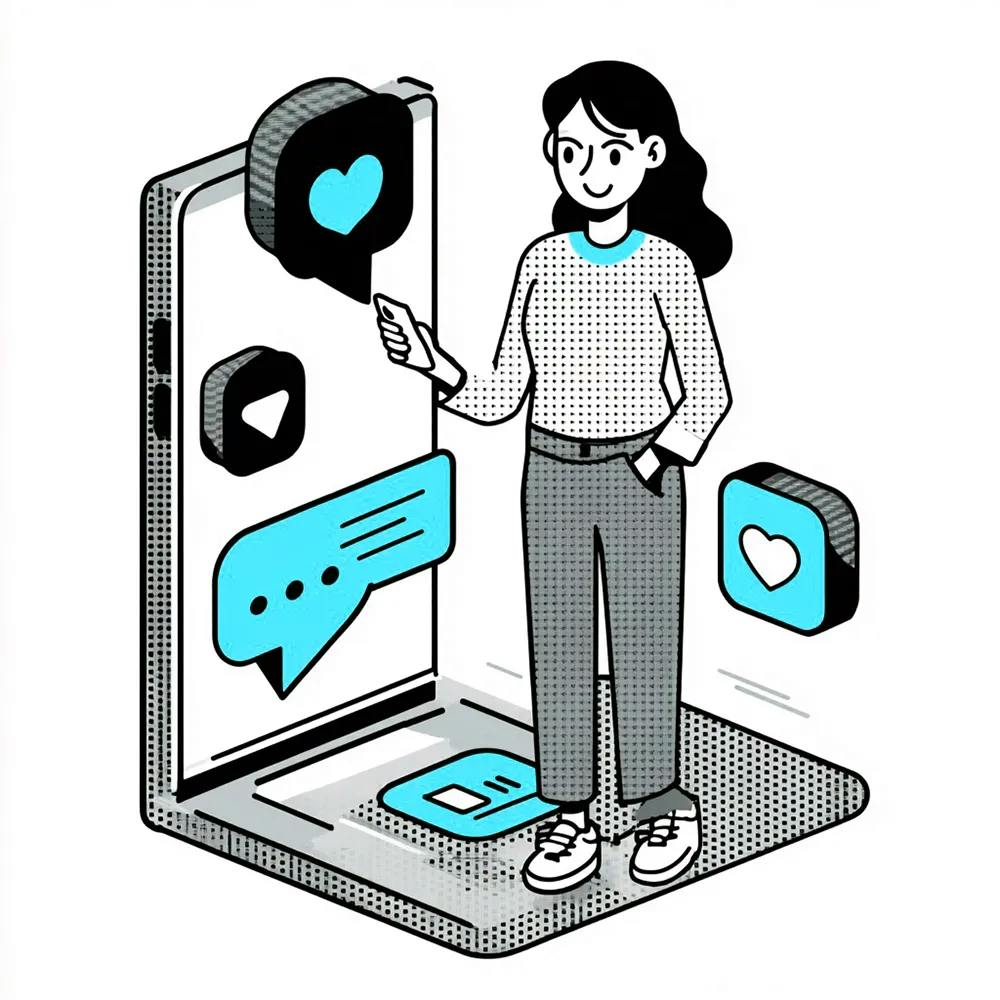 Social Content Marketing person