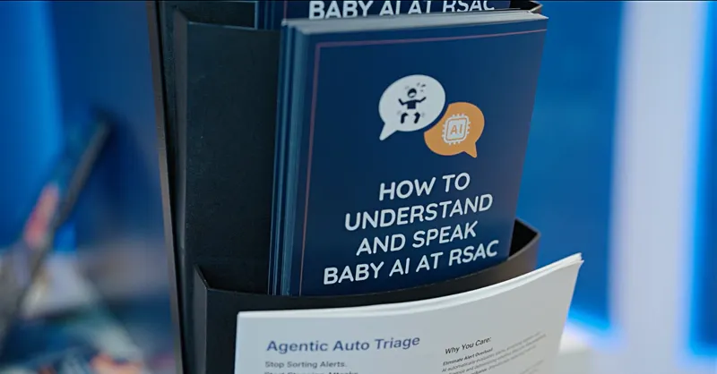 Stellar Cyber AI guerilla marketing booth 5