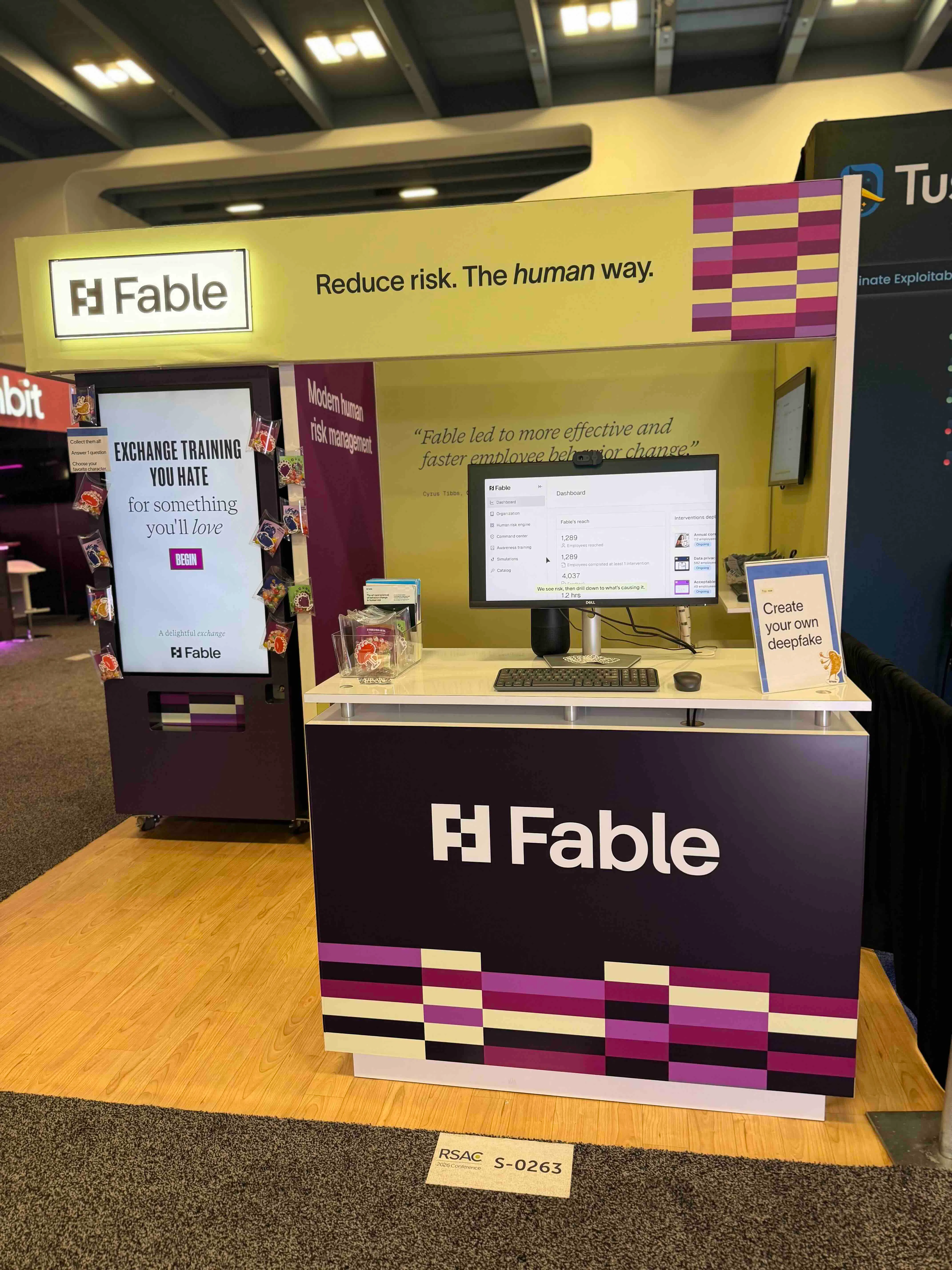 Fable Security Booth Image RSAC nezandpez